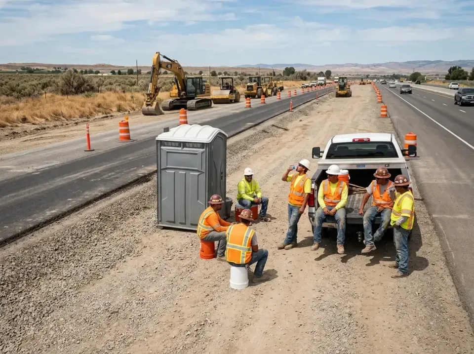 highway-road-construction-crew-007 — frequently asked questions, Porta Potty and Restroom Rentals in Buckner, MO